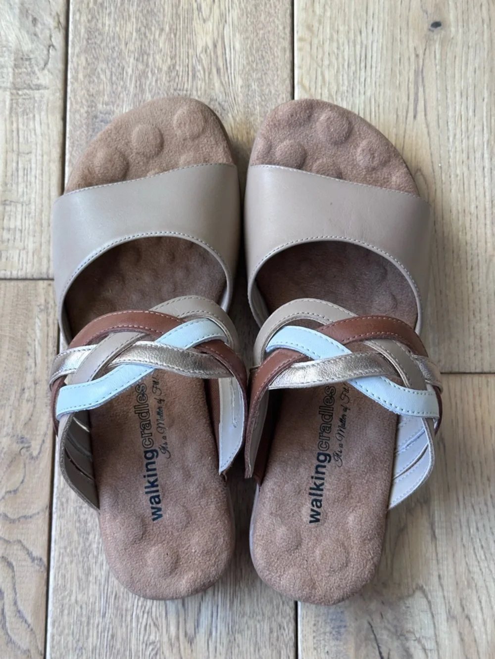 NEW Walking Cradles Cruz Sandals size 8W